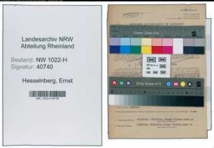 Entnazifizierung Ernst Hesselnberg , geb. 22.01.1901 (Beamter)