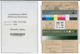 Entnazifizierung Maria Stropnik , geb. 27.03.1896 ()