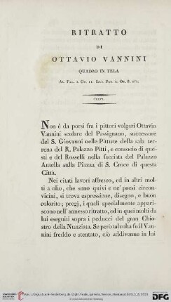 Ritratto di Ottavio Vannini