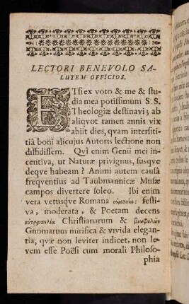 2v-6r, Lectori Benevolo Salutem Officios