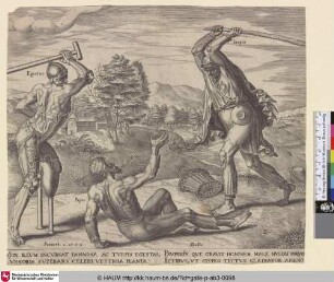 [Poverty in the guise of a robber; Die Armut in der Gestalt eines Räubers]