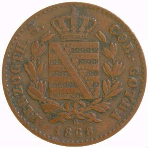 Münze, 2 Pfennig, 1868