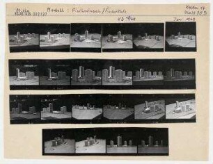 Modell: Fischerinsel. Berlin, Mitte, Fischerinsel