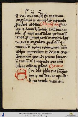 [125v] Sancti Apolinaris episcopi et martyris.