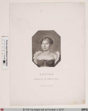 Bildnis Luise, Königin von Preußen, geb. Prinzessin von Mecklenburg-Strelitz