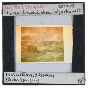 Rottmann, Italienzyklus in den Hofgartenarkaden in München