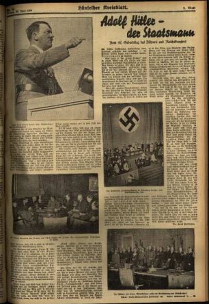 Zweite Ausgabe vom Montag, den 20. April 1936.