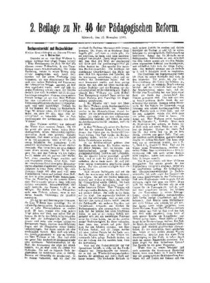 Rechenunterricht und Rechenbücher : 1. Beilage zu Nr. 46 der Pädagogischen Reform