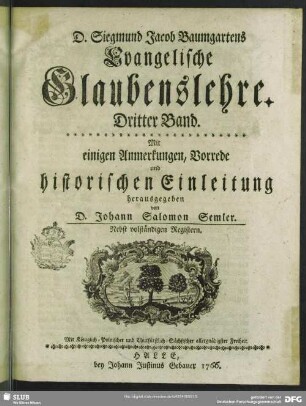 3: ... Nebst vollständigen Registern