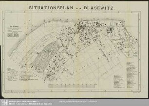 Karte : Situationsplan von Blasewitz