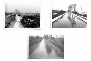 Unterführung Feldweg und Gewerbekanal in km 650,630 (BW 41) Gelände bei Baubeginn