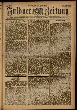 Ausgabe vom Dienstag, den 10. Juli 1894.