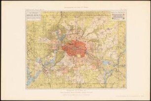 Wettbewerb Groß-Berlin 1910 Weiträumige Bauweise: Bebauungsplan (aus: Wettbewerb Groß-Berlin 1910. Die preisgekrönten Entwürfe mit Erläuterungsberichten, 1911)
