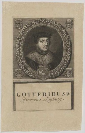 Bildnis des Gottfridus IV. Pincerna a Limburg