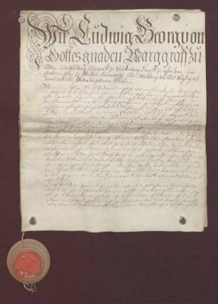 Protokoll der Durmersheimer Bannerneuerung und Untersteinung zwischen Linhard und Durmersheim; bestätigt am 12.02.1754
