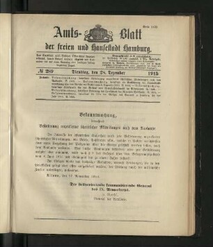 No. 289, 28. Dezember 1915