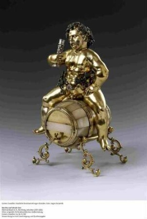 Bacchus auf einem Fass