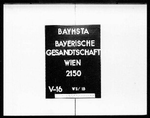 Verlassenschaften (u.a. Schwanthaler)