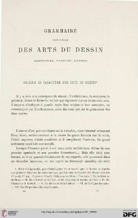 11: Grammaire historique des arts du dessin, [5] : architecture, sculpture, peinture