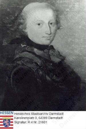 Riedesel zu Eisenbach, Johann Hermann II. Freiherr v. (1740-1785) / Porträt, Brustbild