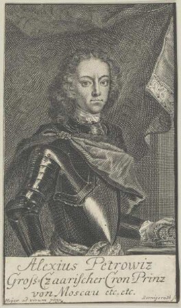 Bildnis des Alexius Petrowiz, Kron-Prinz von Moskau