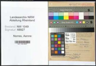 Entnazifizierung Aenne Norres , geb. 28.08.1917 (Kaufmaennische Angestellte)
