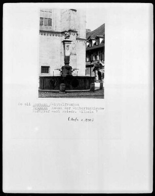 Brunnen neben Sankt Gumbert