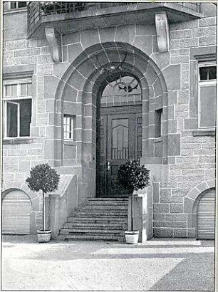 Billing, Hermann; Baden-Baden (Baden-Württemberg), Leopoldstr. 23; Sanatorium Heinsheimer - Hauseingang