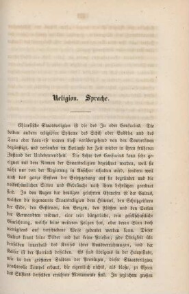 Religion. Sprache