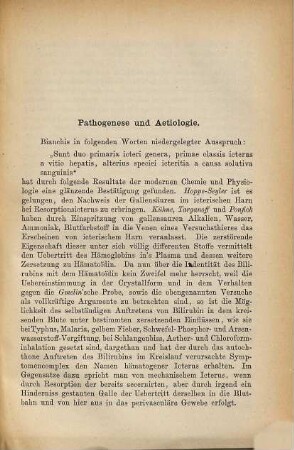 Zur Aetiologie des mechanischen Icterus : Inaug.-Diss.