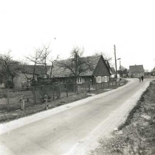 Bad Muskau-Berg, August-Bebel-Straße 4. Wohnhaus (um 1850). Straßenansicht