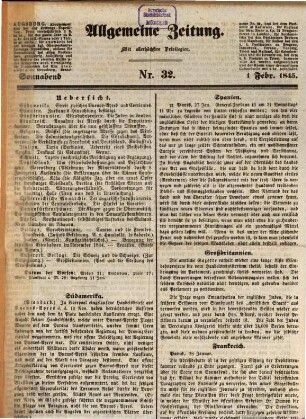 Allgemeine Zeitung. 1845, 2