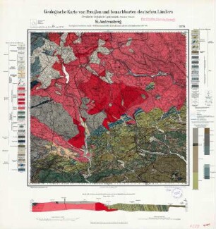 [4229] St. Andreasberg, Geologische Karte von Preußen und benachbarten deutschen Ländern