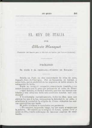El Rey de Italia