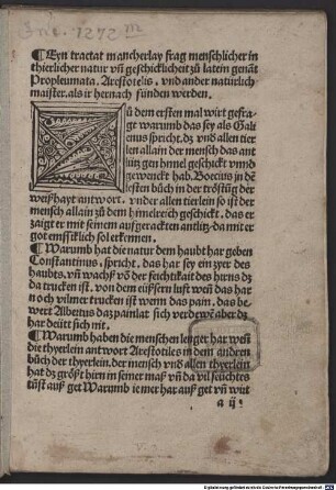 Probleumata Arestotelis : Übers. aus dem Lat.