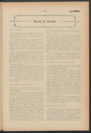 Revista de revistas