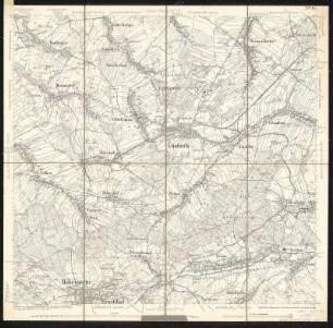 Äquidistantenkarte 95 : Section Hohenstein, 1897 : Section Hohenstein. - 1:25000. - Leipzig: Giesecke & Devrient, 1897. - 1 Kt.