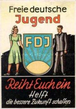 Werbepostkarte der FDJ