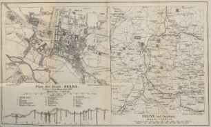 Plan der Stadt Fulda