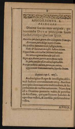 Aphorismus [I.-X.]