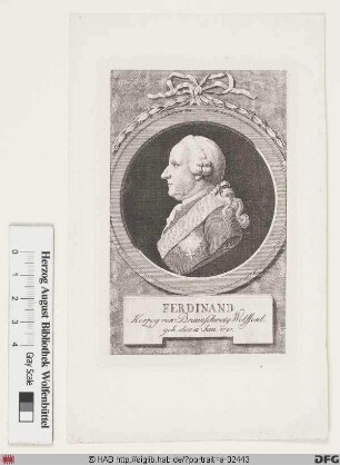 Bildnis Ferdinand, Herzog von Braunschweig-Lüneburg