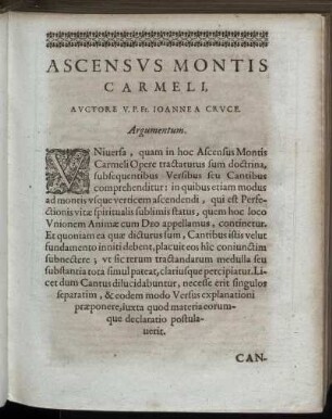 Ascensus Montis Carmeli