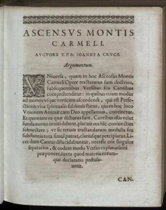 Ascensus Montis Carmeli