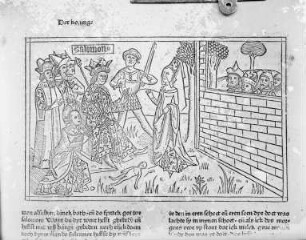 Biblische Geschichten mit Holzschnitten — Das Urteil Salomons