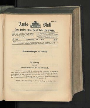 No. 103, 4. Mai 1916