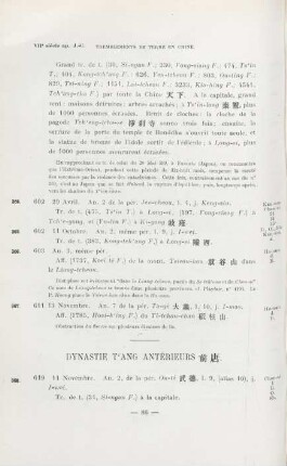 Dynastie T'ang antérieurs