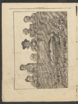 [Jardín de la República - Presidencia 1892] - [Caricatura]