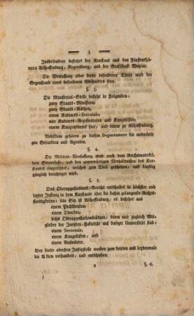 Nach einer erschütternden Veränderung ... zeigen sich neue Verhältniße, welche neue Maßregeln erfordern ... : [Regensburg den 18ten July 1803]