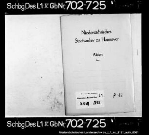 Dienstentlassung des Organisten Adolf Potter zu Münder wegen unsittlichen Lebenswandels