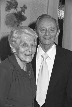 Diamanthochzeit der Eheleute Martha und Ernst Buch aus dem Wickenweg 25
